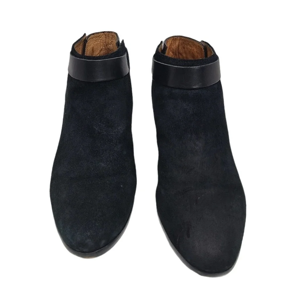 Madewell‎ Charley Collar-Stud Style Suede Booties 8
